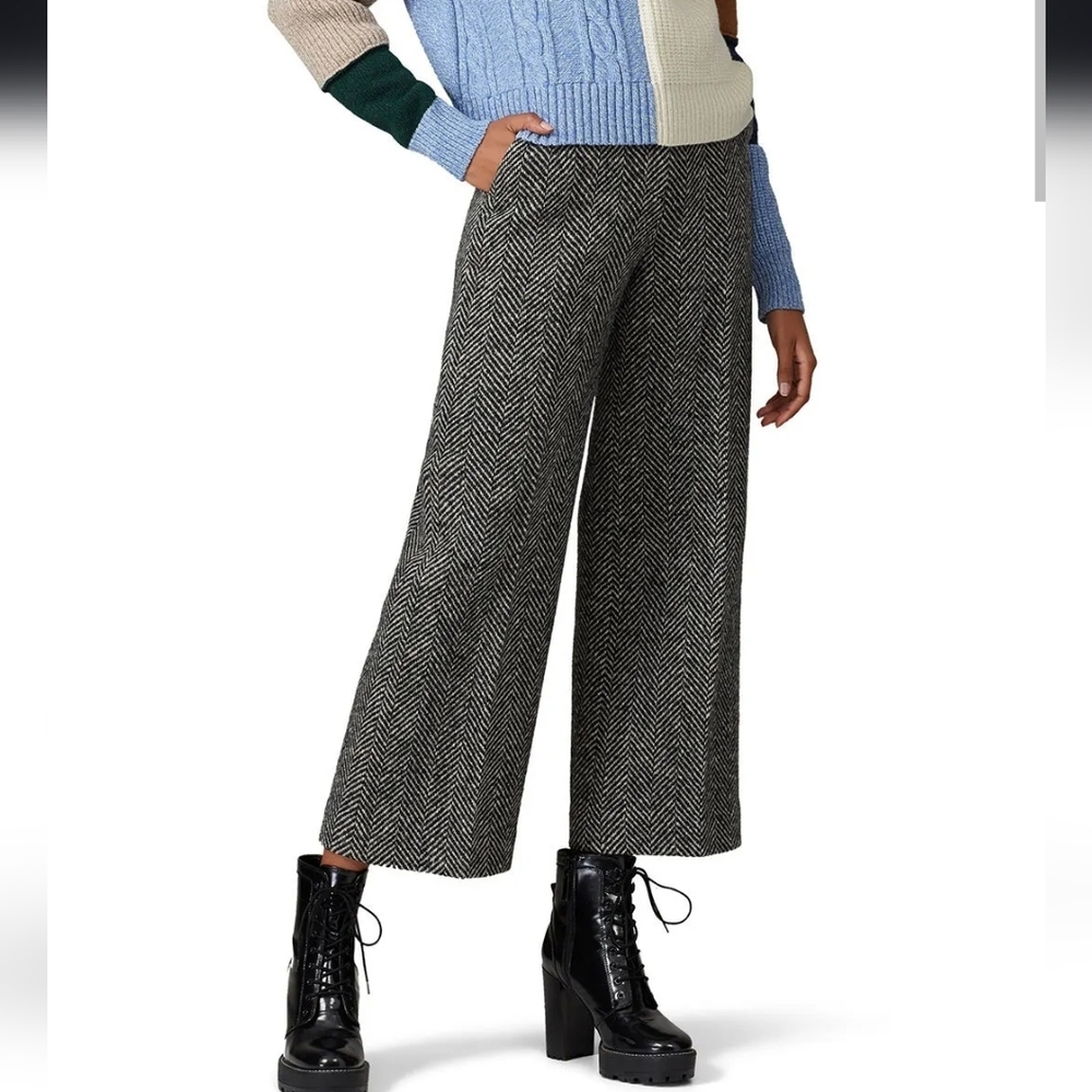 Ann Taylor Loft Wide Leg Capri Cropped Pants